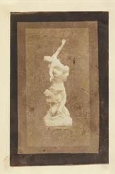 Statuette van De Verkrachting van de Sabijnse vrouwen (Brewsters kopie van een Talbot-afdruk)